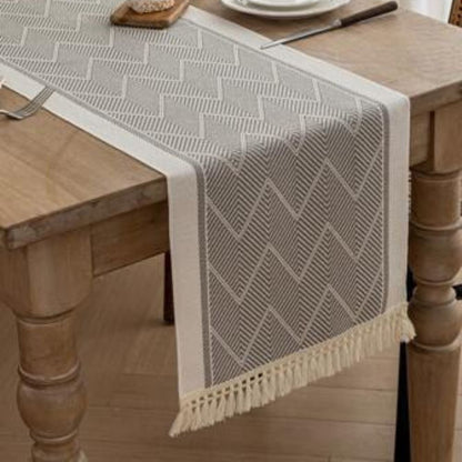 Microvezel Tafelloper Modern Geweven voor Eettafel Decoratie