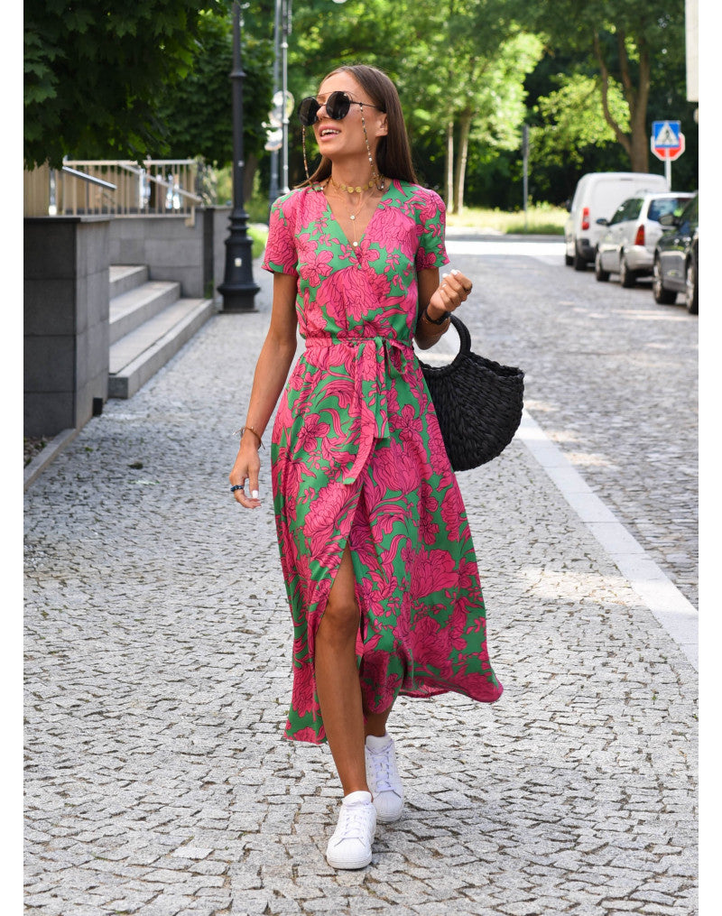 Variant image for MileaDress™ – Dames Midi Wikkeljurk Ademend Comfort voor Zomerstijl-1