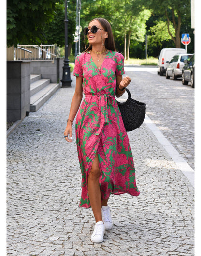 Variant image for MileaDress™ – Dames Midi Wikkeljurk Ademend Comfort voor Zomerstijl-1