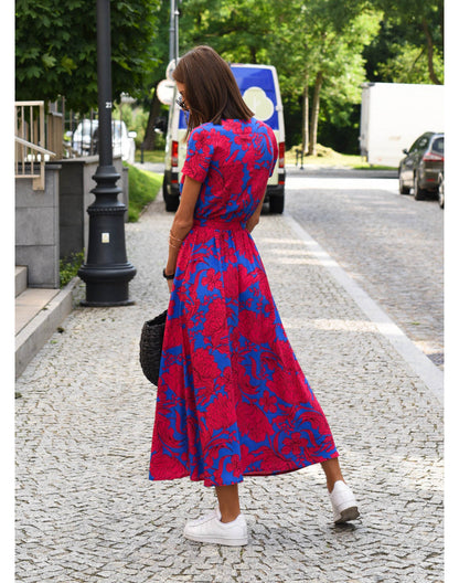 MileaDress™ – Dames Midi Wikkeljurk Ademend Comfort voor Zomerstijl-6