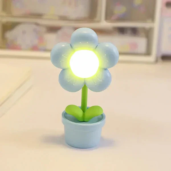 Kleine Tafellamp Bloem Design Rustgevend Sfeerlicht