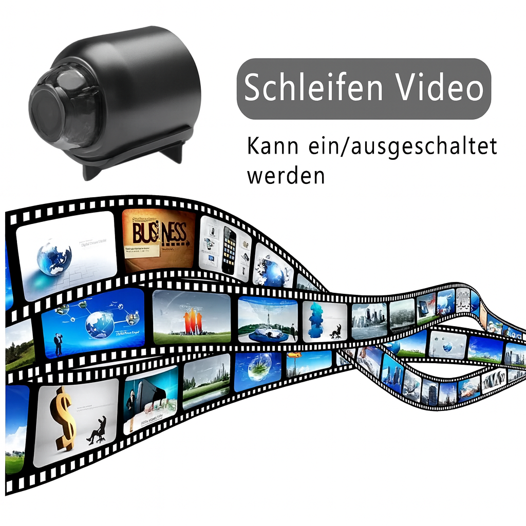 WLAN Bewakingscamera Mini met Nachtzicht en Bewegingsdetectie