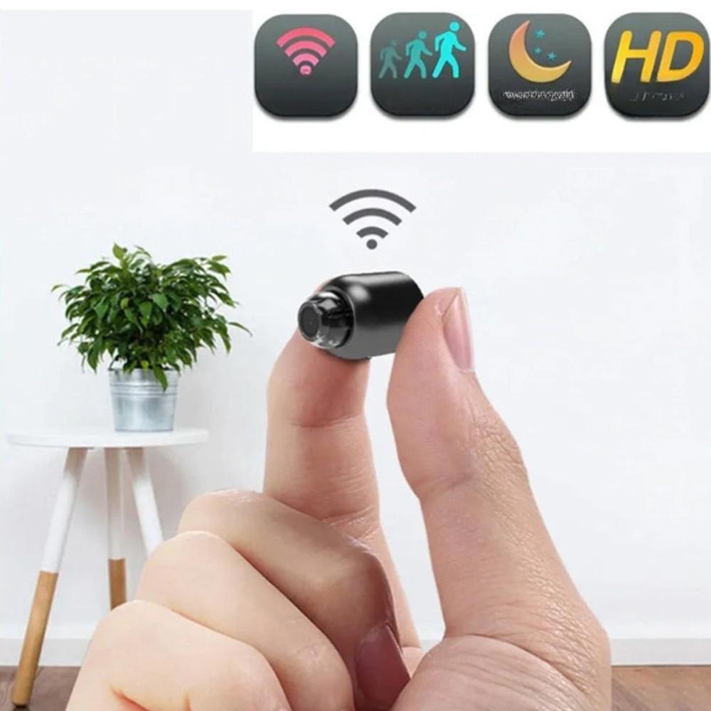 WLAN Bewakingscamera Mini met Nachtzicht en Bewegingsdetectie - Velinix