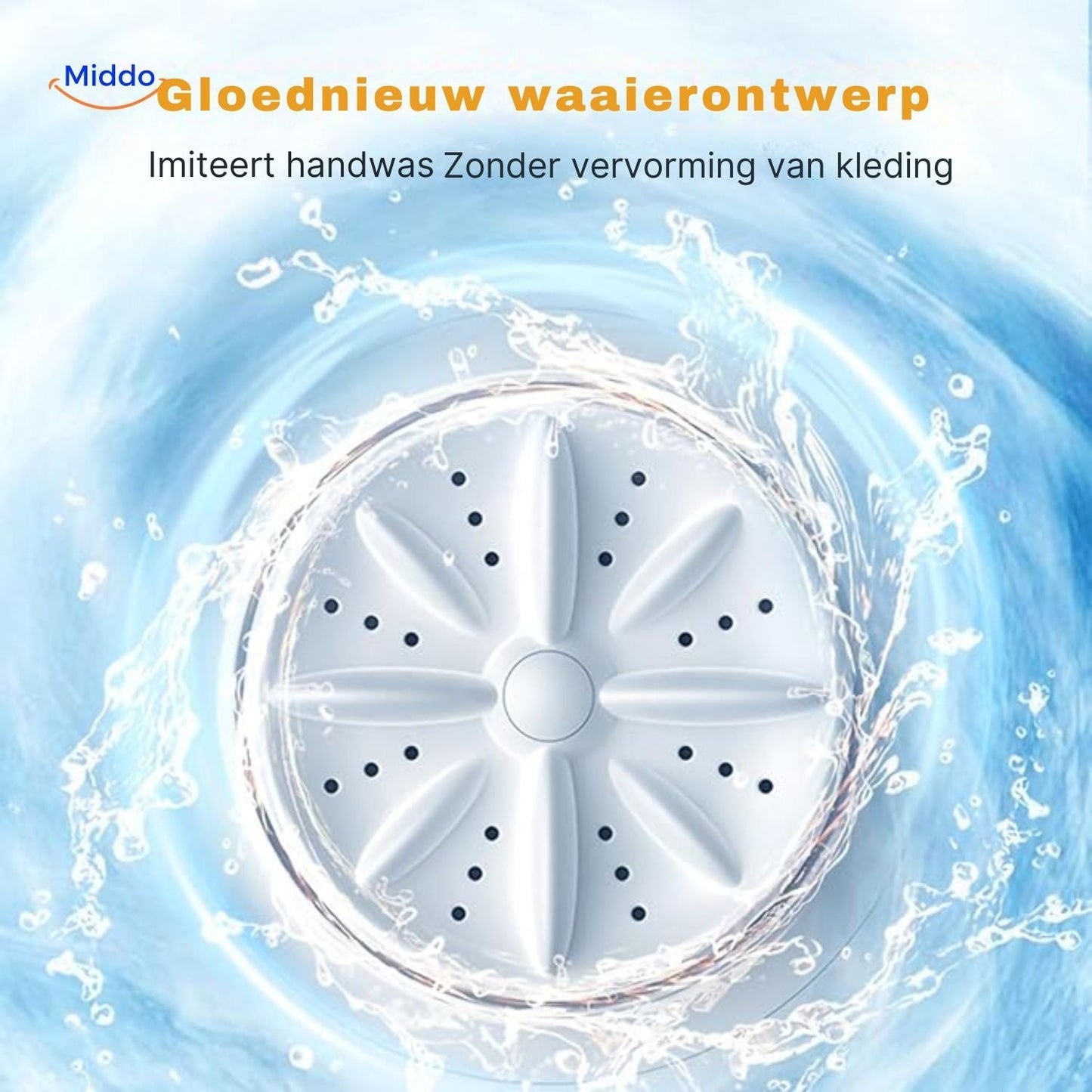 Draadloze Miniwasmachine voor Onderweg Reizen