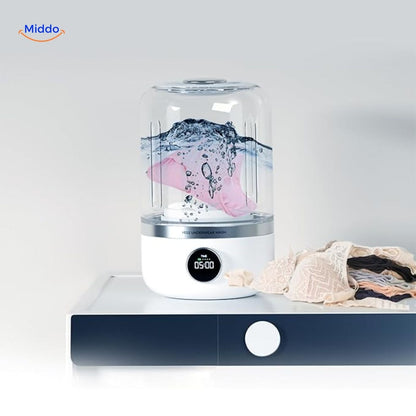 Draadloze Miniwasmachine voor Onderweg Reizen