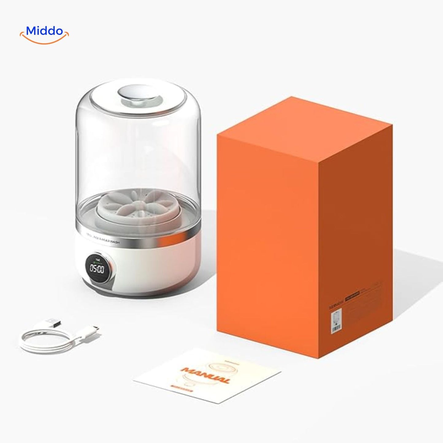 Draadloze Miniwasmachine voor Onderweg Reizen