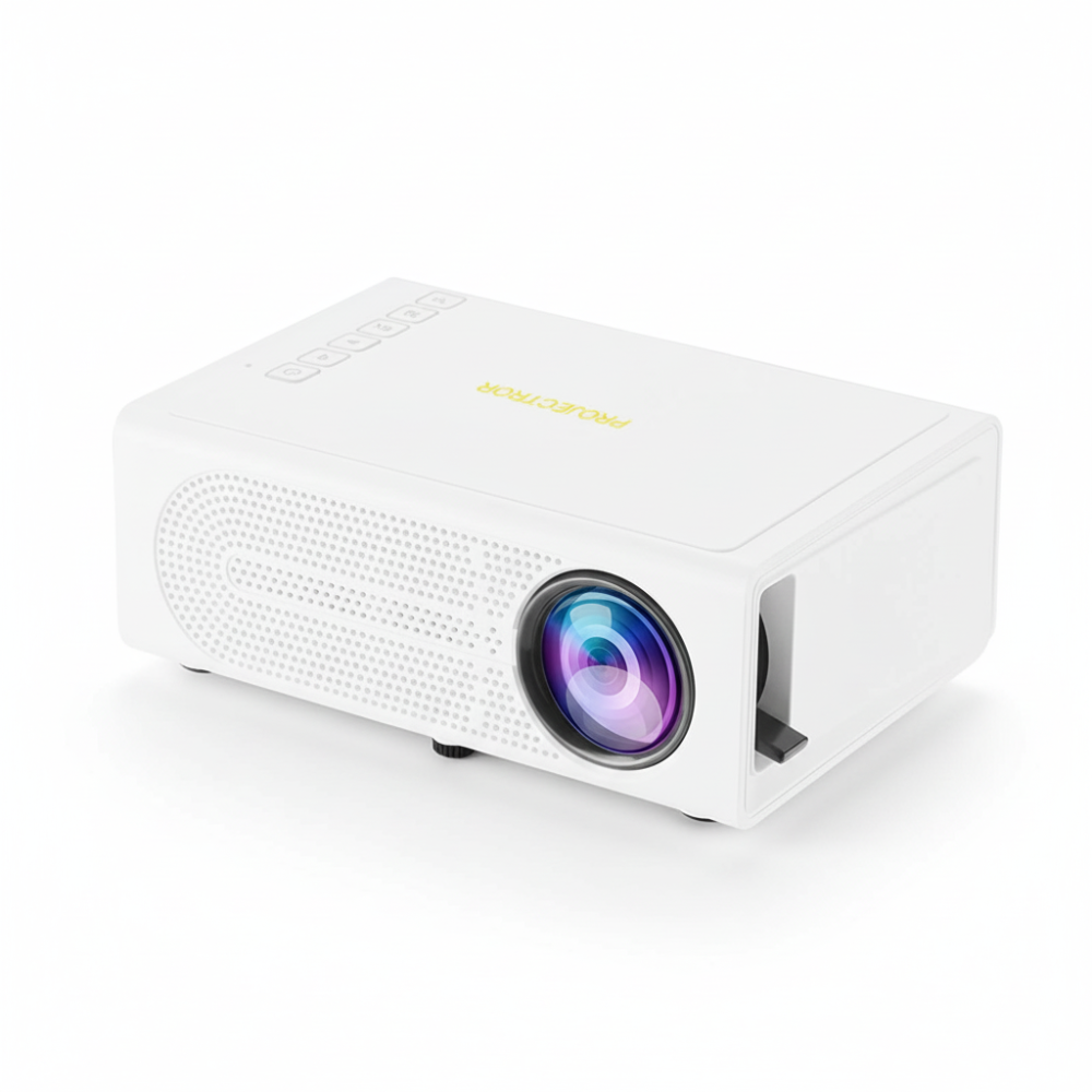 Draagbare Mini Projector 3000 Lumen voor Thuisbioscoop Binnen en Buiten - Velinix