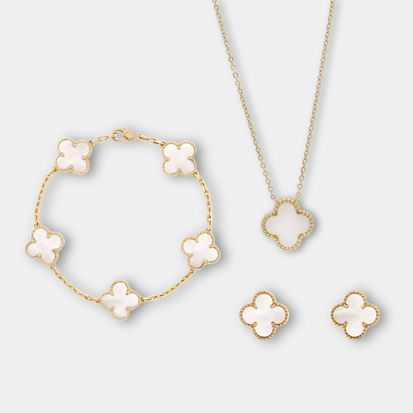 Luxe Sieradenset met Ketting, Armband en Oorbellen Set