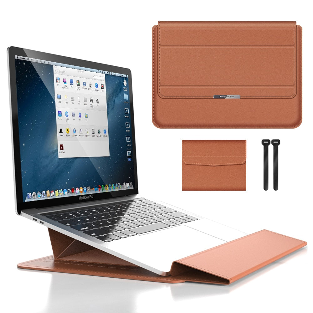 Waterdichte Laptop Sleeve 3-in-1 Schokbestendig met Opslag