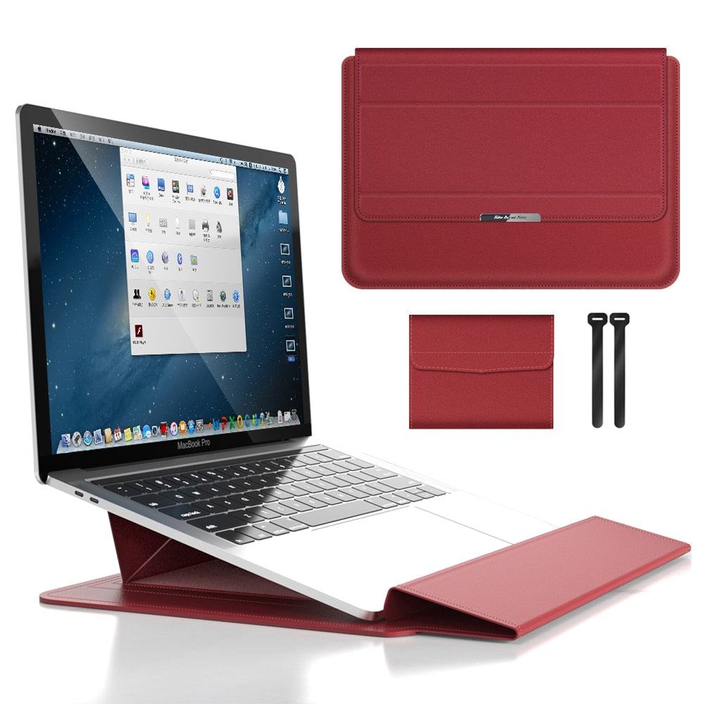 Waterdichte Laptop Sleeve 3-in-1 Schokbestendig met Opslag