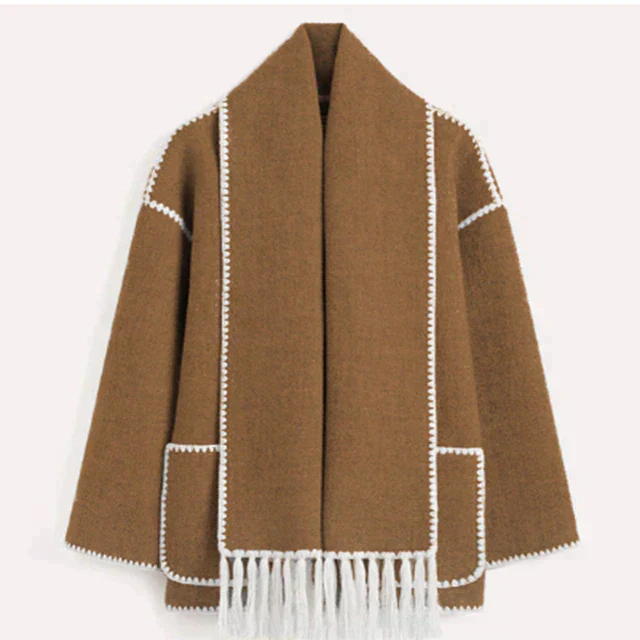 Velinix Gely Faux Fur Statement Jas