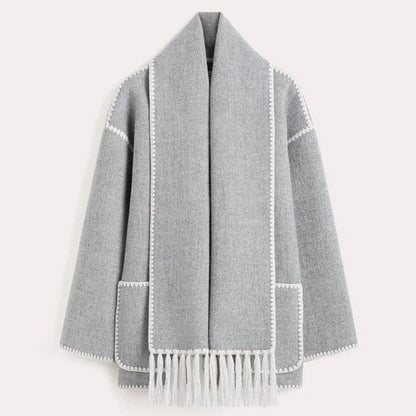 Velinix Gely Faux Fur Statement Jas