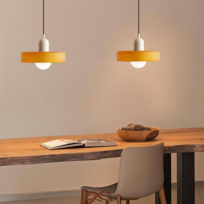 Kleurrijke Hanglamp Modern Glazen Design voor Woonkamer