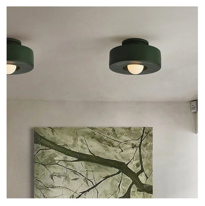 Witte Plafondlamp Scandinavisch Design 30 cm Modern