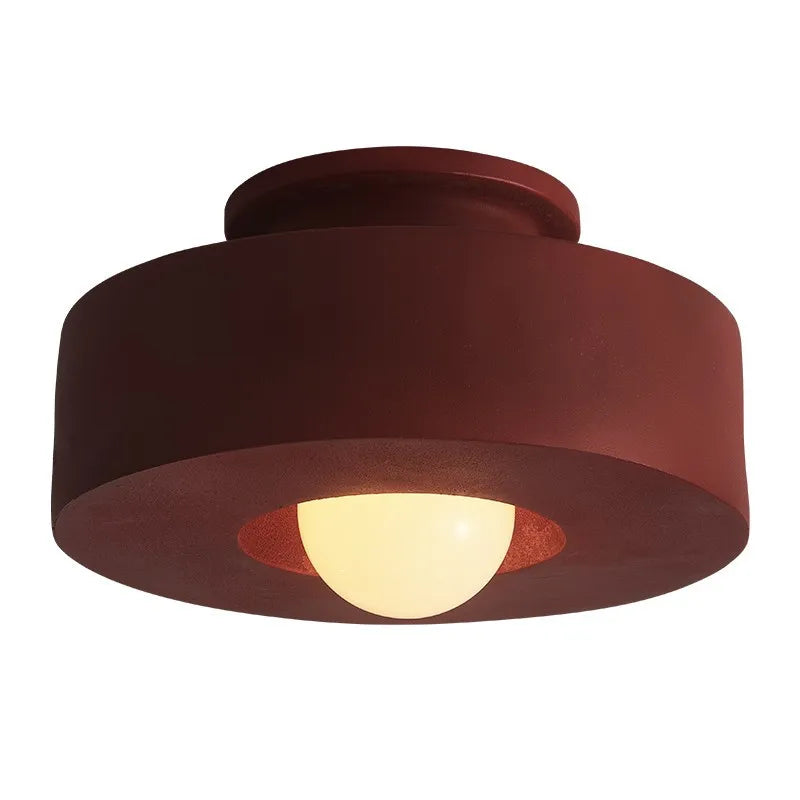Witte Plafondlamp Scandinavisch Design 30 cm Modern