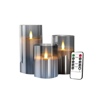 LED Kaarsenset Dimbaar met Afstandsbediening voor Sfeer - Velinix