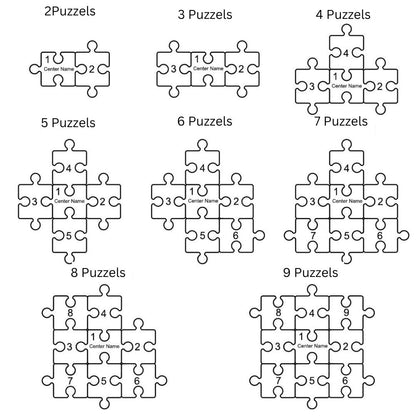 Persoonlijke Houten Puzzel Gegraveerd met Naam