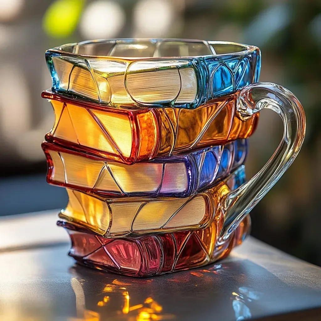 Boek Mok Glazen Koffiebeker Uniek Design
