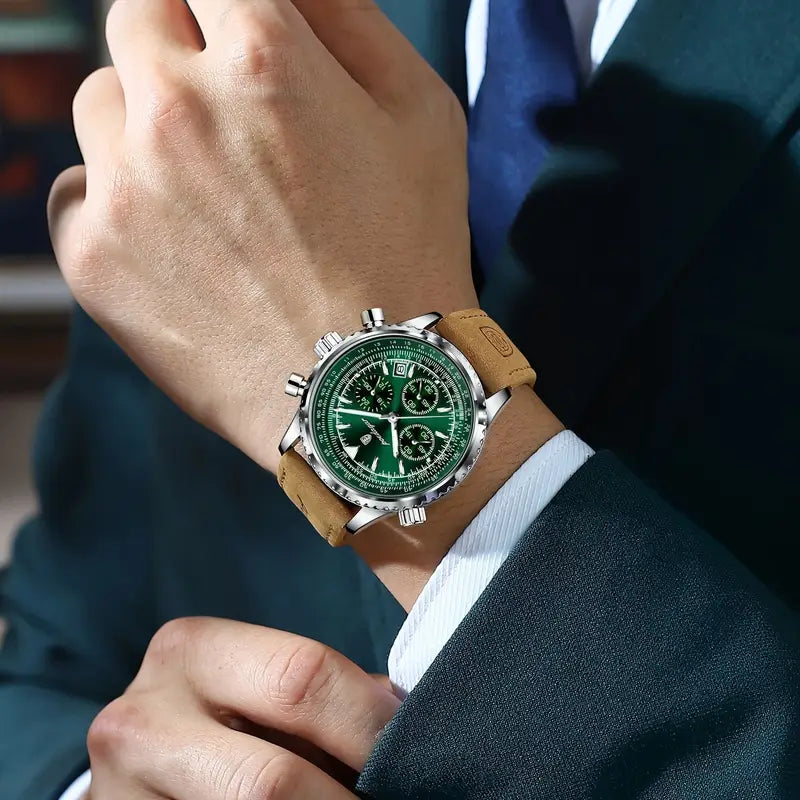 Montario Luxe Herenhorloge - Tijdloos Design en Ongekende Precisie