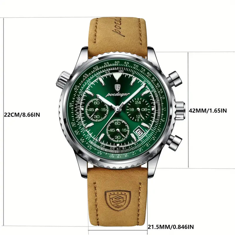 Montario Luxe Herenhorloge - Tijdloos Design en Ongekende Precisie
