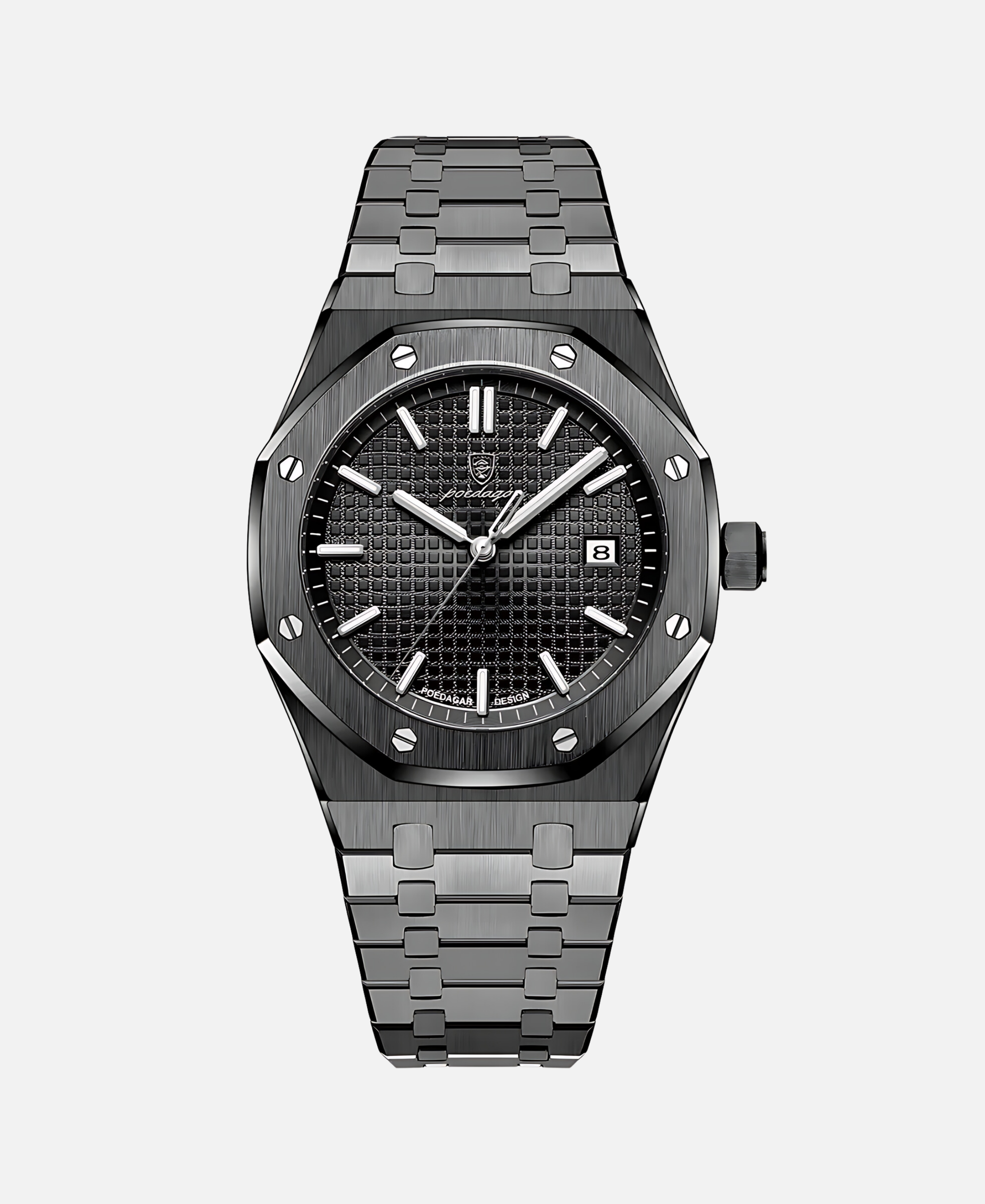 Montelario – Minimalistisch herenhorloge met saffierglas & 5 ATM waterdicht 10