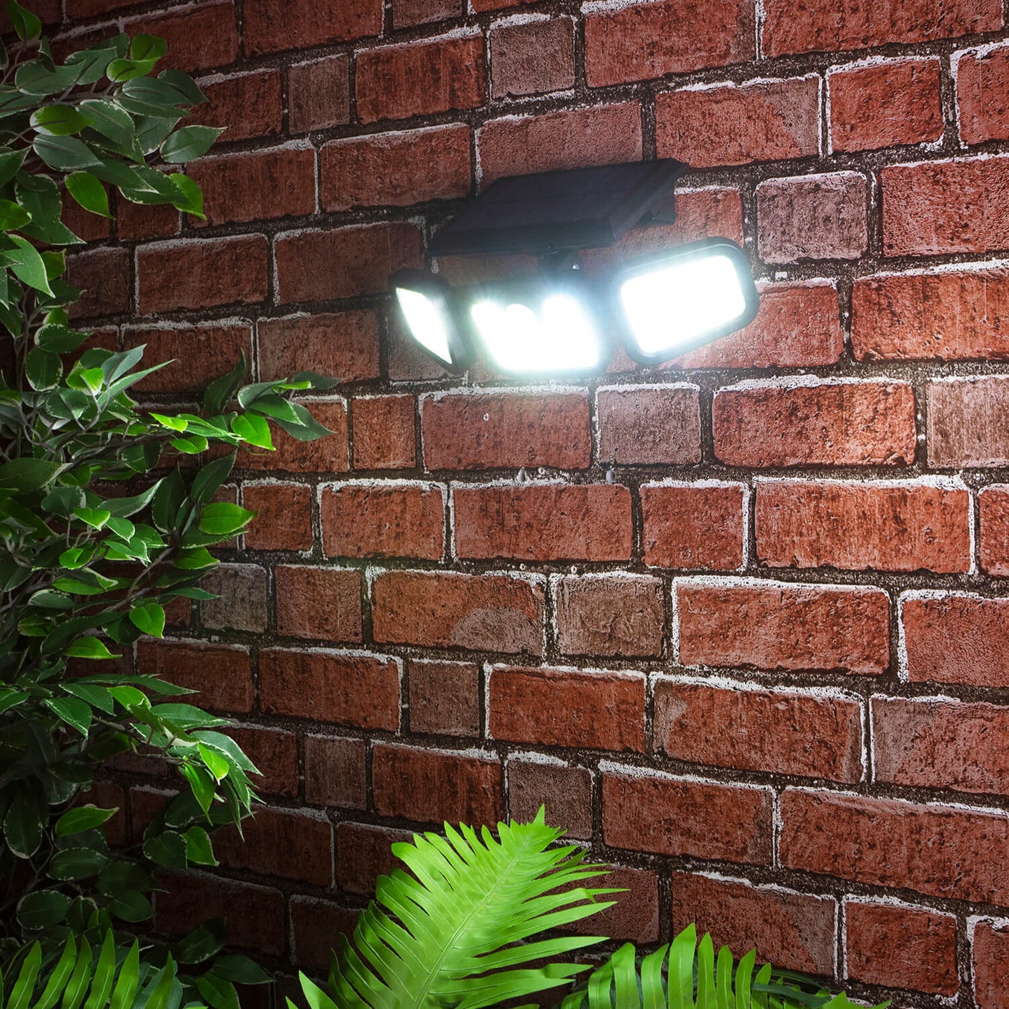 LED Solar Wandlamp Drievoudige Verlichting voor Buiten