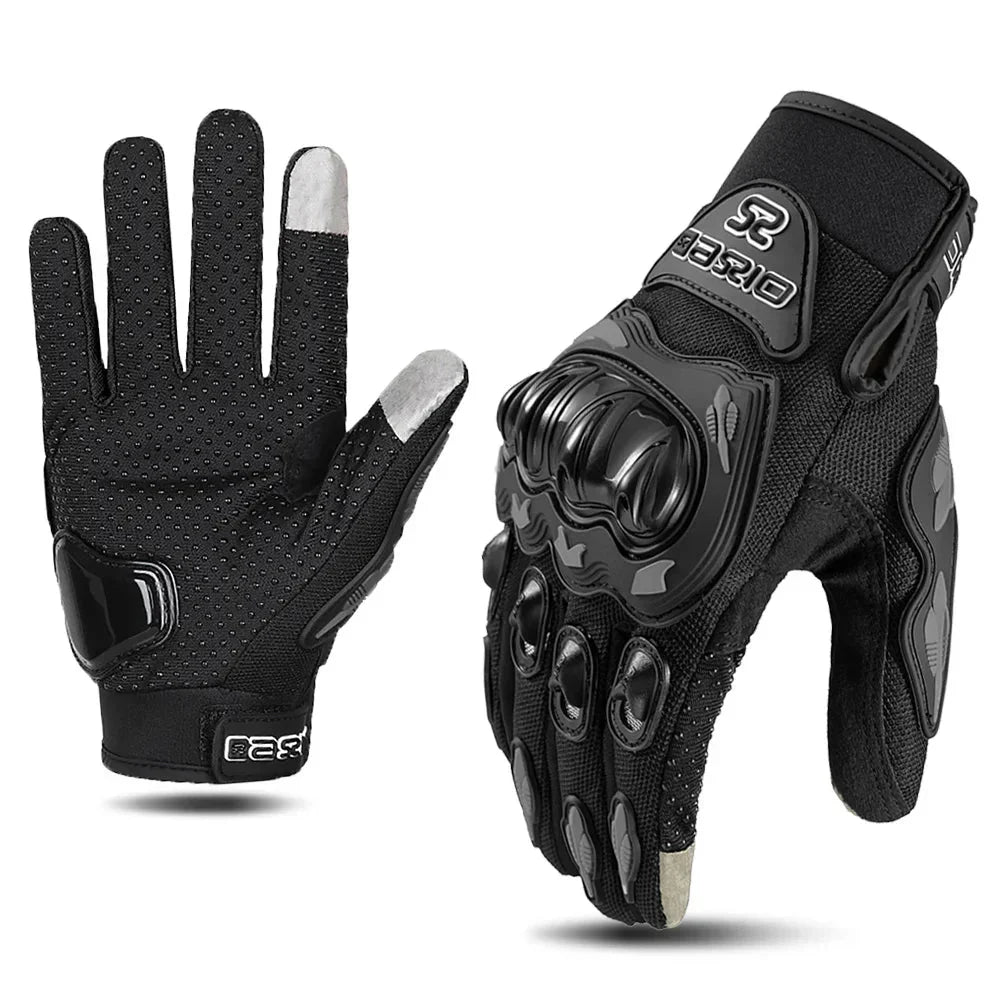 Motorhandschoenen Dames - Ademend, Touchscreen, Roze/Zwart, Verstelbaar 6