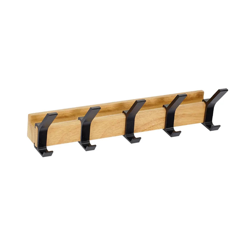 Wandkapstok Houten Dubbele Haken Scandinavisch Design Modern