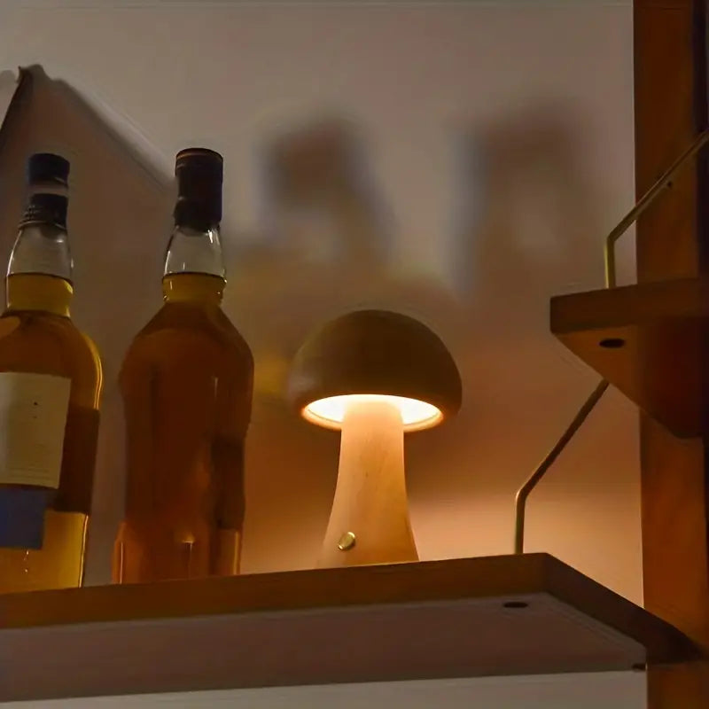 Draadloze Paddenstoellamp Uniek Design LED Lamp