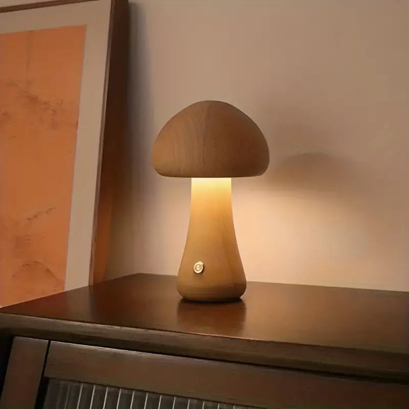 Draadloze Paddenstoellamp Uniek Design LED Lamp