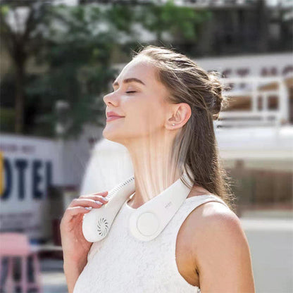 Draagbare Nekventilator met Verstelbare Snelheden en Lange Batterijduur