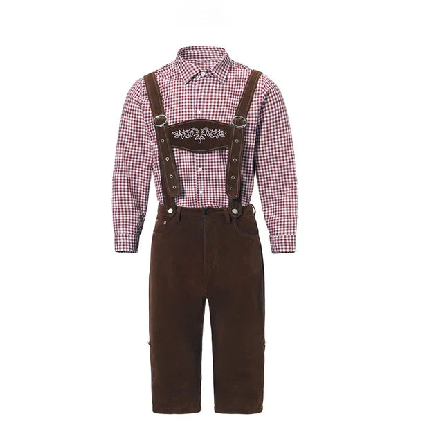 Traditioneel Kostuum voor Mannen met Schort en Blouse