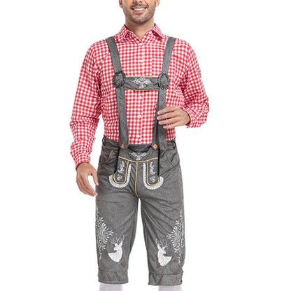 Traditioneel Kostuum voor Mannen met Schort en Blouse