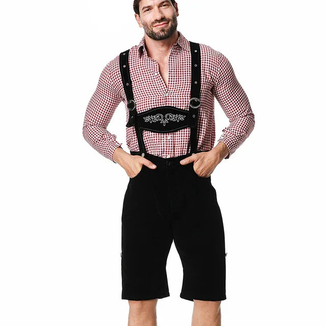 Traditioneel Kostuum voor Mannen met Schort en Blouse
