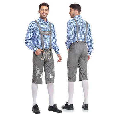 Traditioneel Kostuum voor Mannen met Schort en Blouse