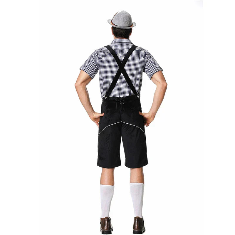 Traditioneel Kostuum voor Mannen met Schort en Blouse