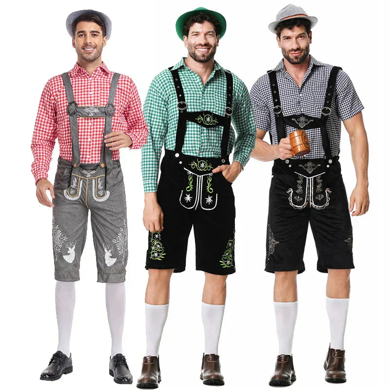 Traditioneel Kostuum voor Mannen met Schort en Blouse