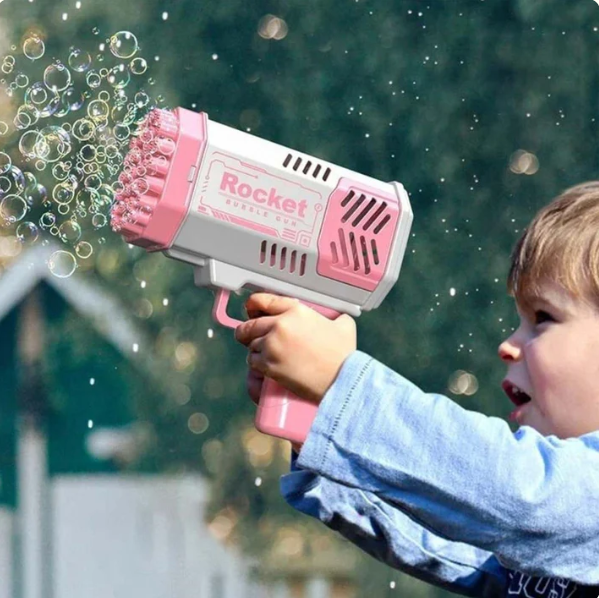 LED Bellenblaas Pistool voor Kinderen met Kleurrijke Bellen