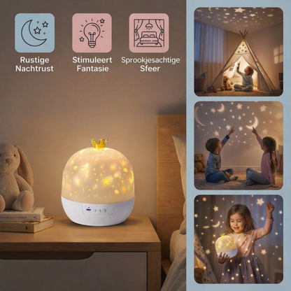 Kinderkamer Nachtlamp Sterrenhemel Projector LED Slaaplicht