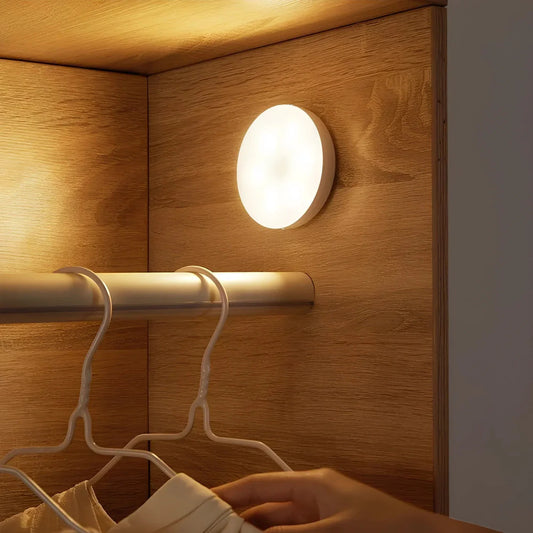 LED Nachtlampje Draadloos met Bewegingssensor voor Slaapkamer - Velinix