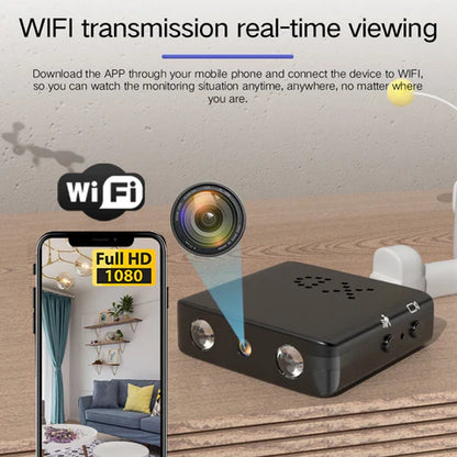 NanoGuard™ - Mini Draadloze Camera met Bewegingsdetectie en Nachtzicht