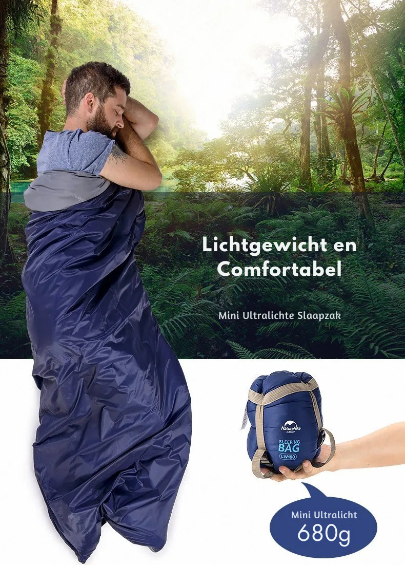 NatureHike Slaapzak – Lichtgewicht 3-Seizoenen Outdoor Slaapzak met Warmte en Compact Formaat 4