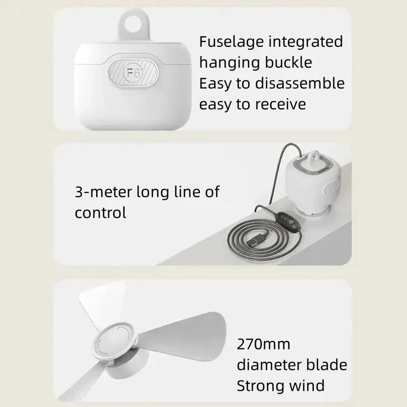 Plafondventilator met LED-verlichting Luxe Design