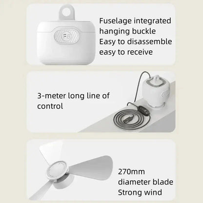 Plafondventilator met LED-verlichting Luxe Design