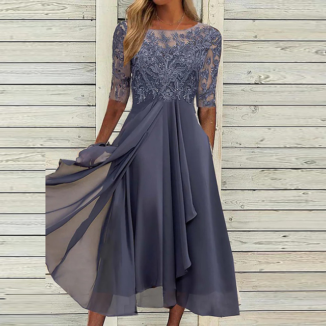 Loveelegance™ – Dames Jurk met Elegante Pasvorm voor Bruiloft Gasten-3