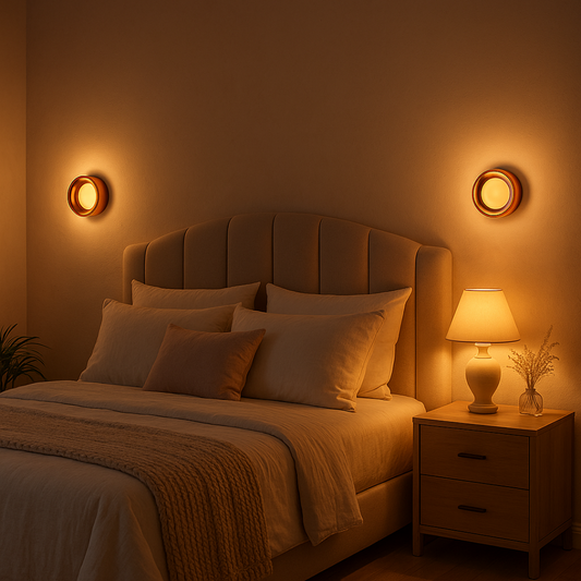 Wandlamp Zacht Licht met Kuiltjespatroon Sfeerlamp Dimbaar - Velinix