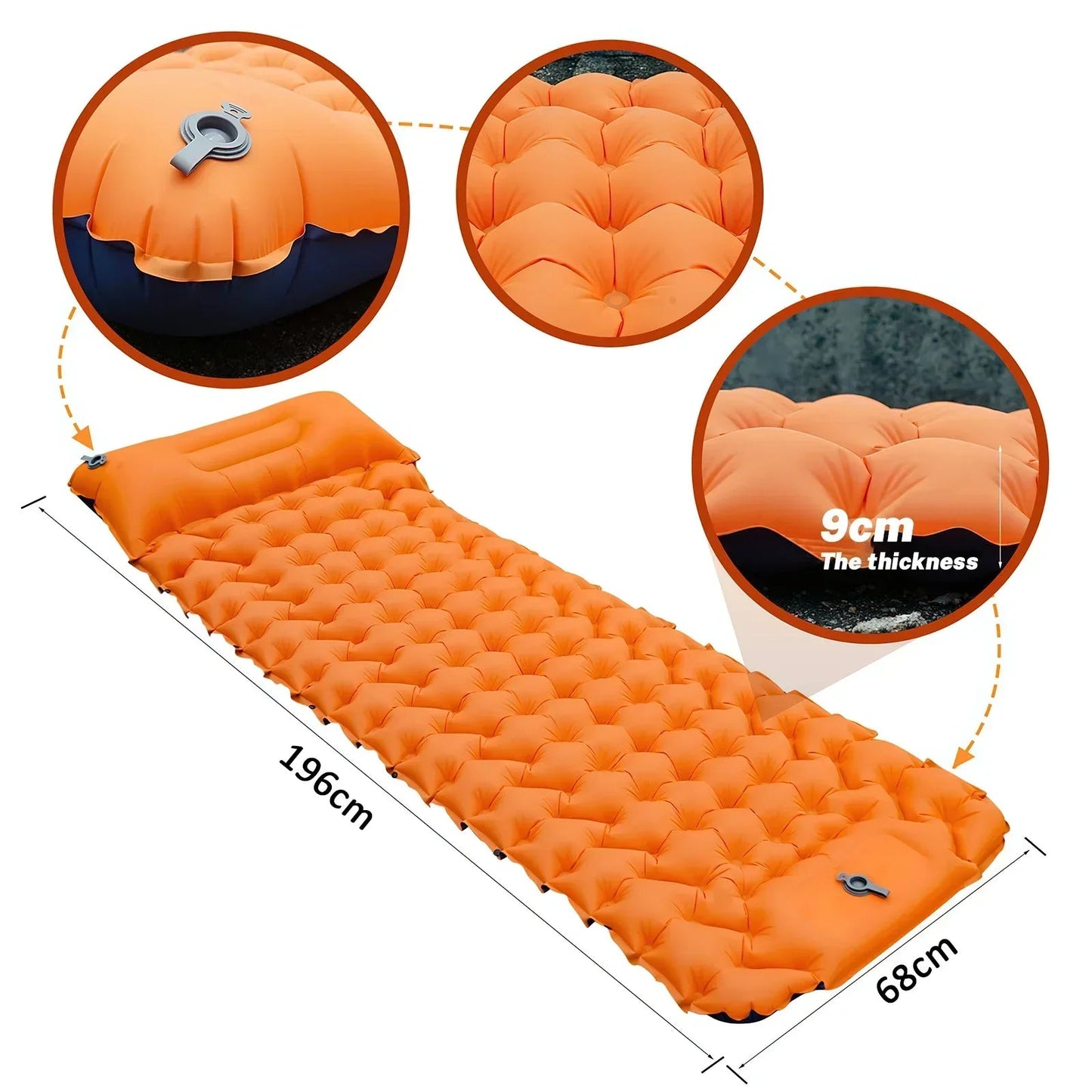 Nook Luchtbed – Comfortabel Camping Luchtbed met Ingebouwde Pomp en Waterbestendig Ontwerp 4