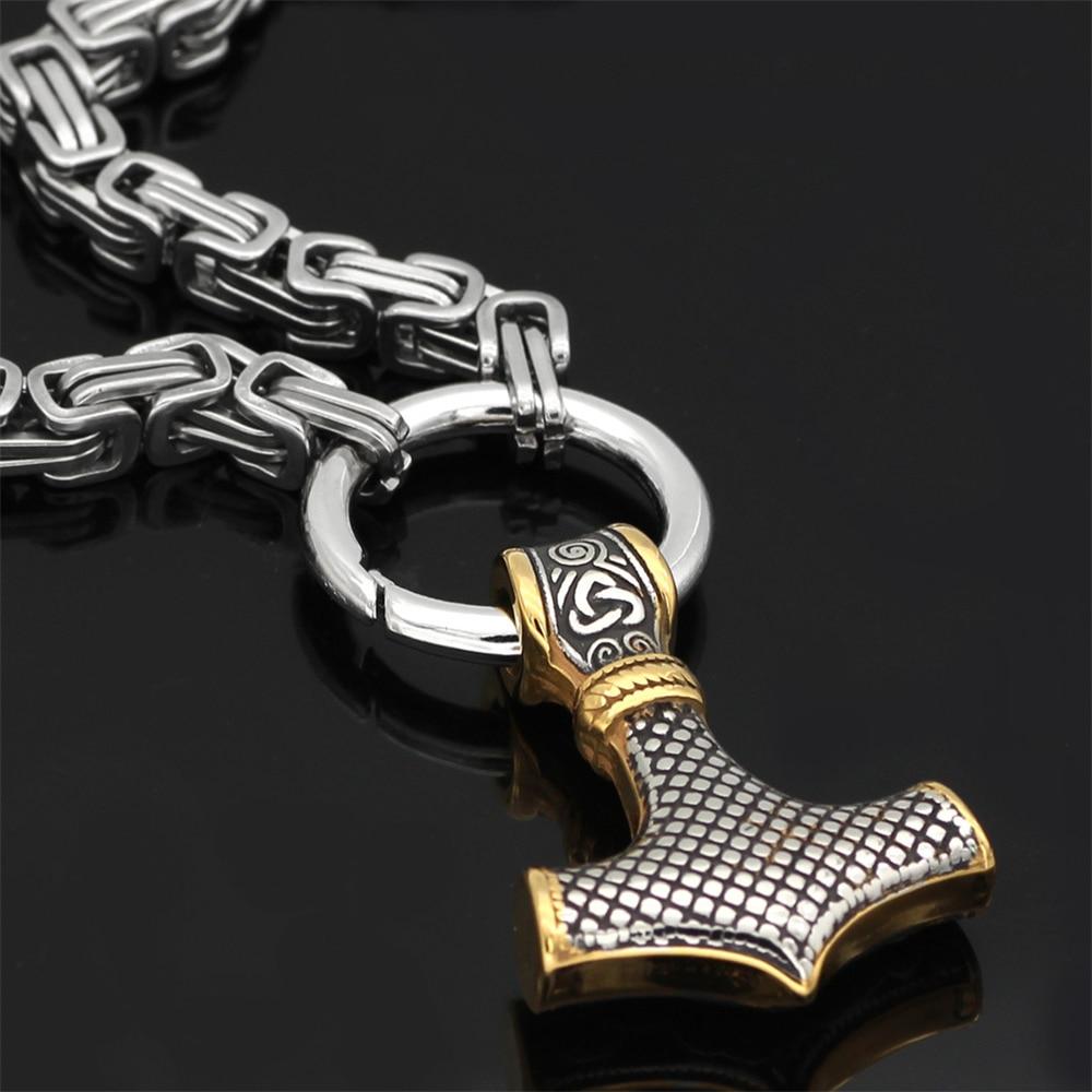 Mannen Ketting Viking Wolf Amulet van Roestvrij Staal