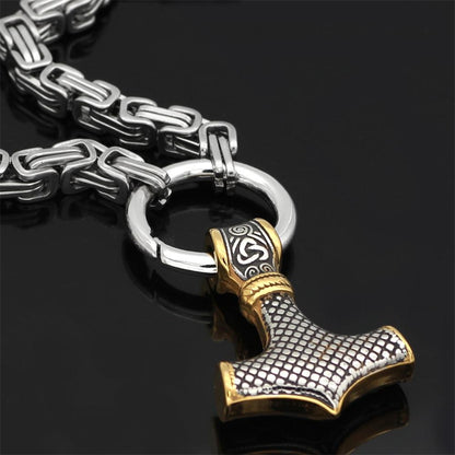 Mannen Ketting Viking Wolf Amulet van Roestvrij Staal
