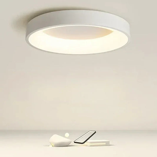 Ronde LED Plafondlamp Scandinavisch Design Warme Verlichting - Velinix